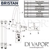 Bristan Cashew Easyfit Sink Mixer Tap Spares